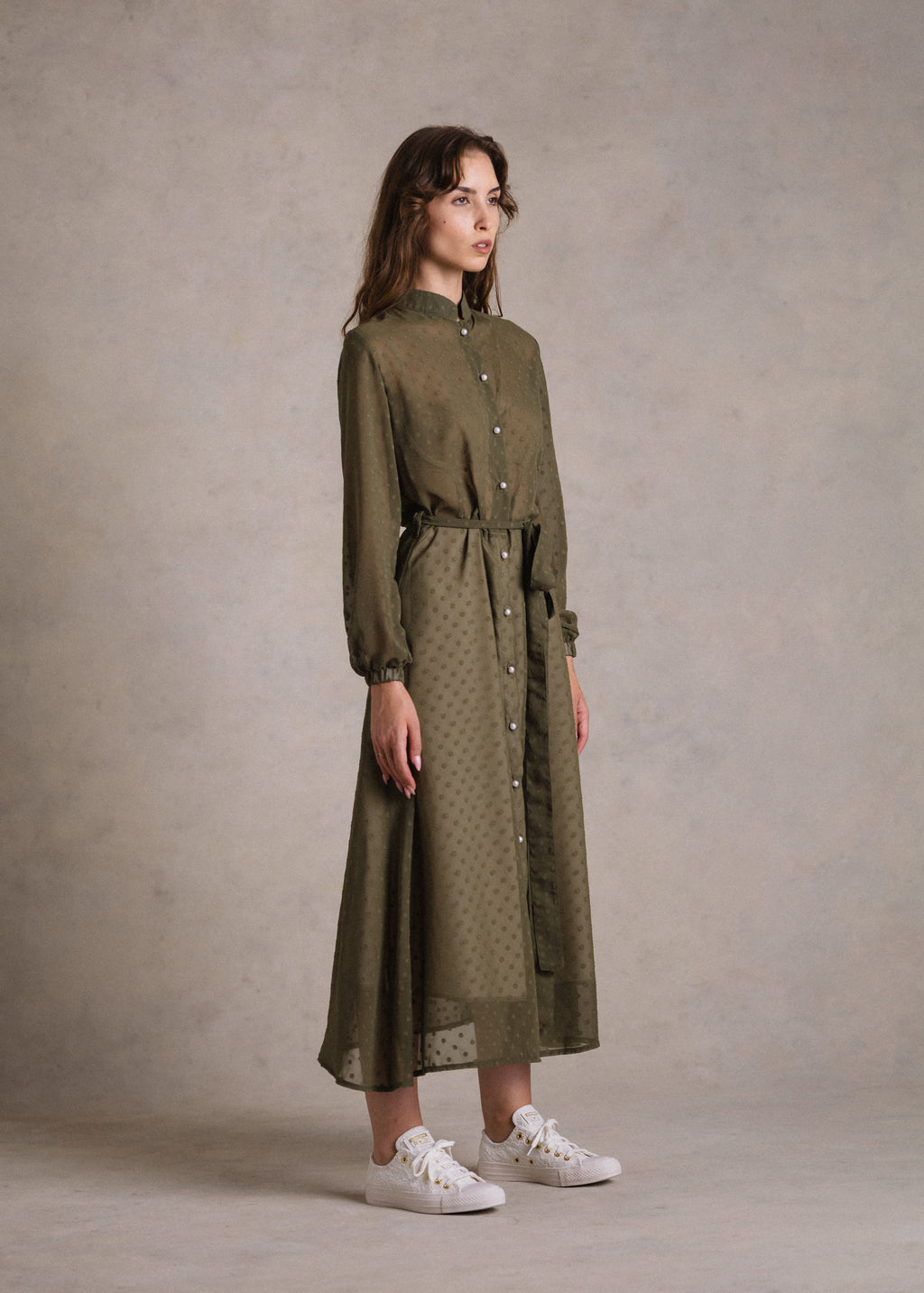 Khaki muszlin imgruha