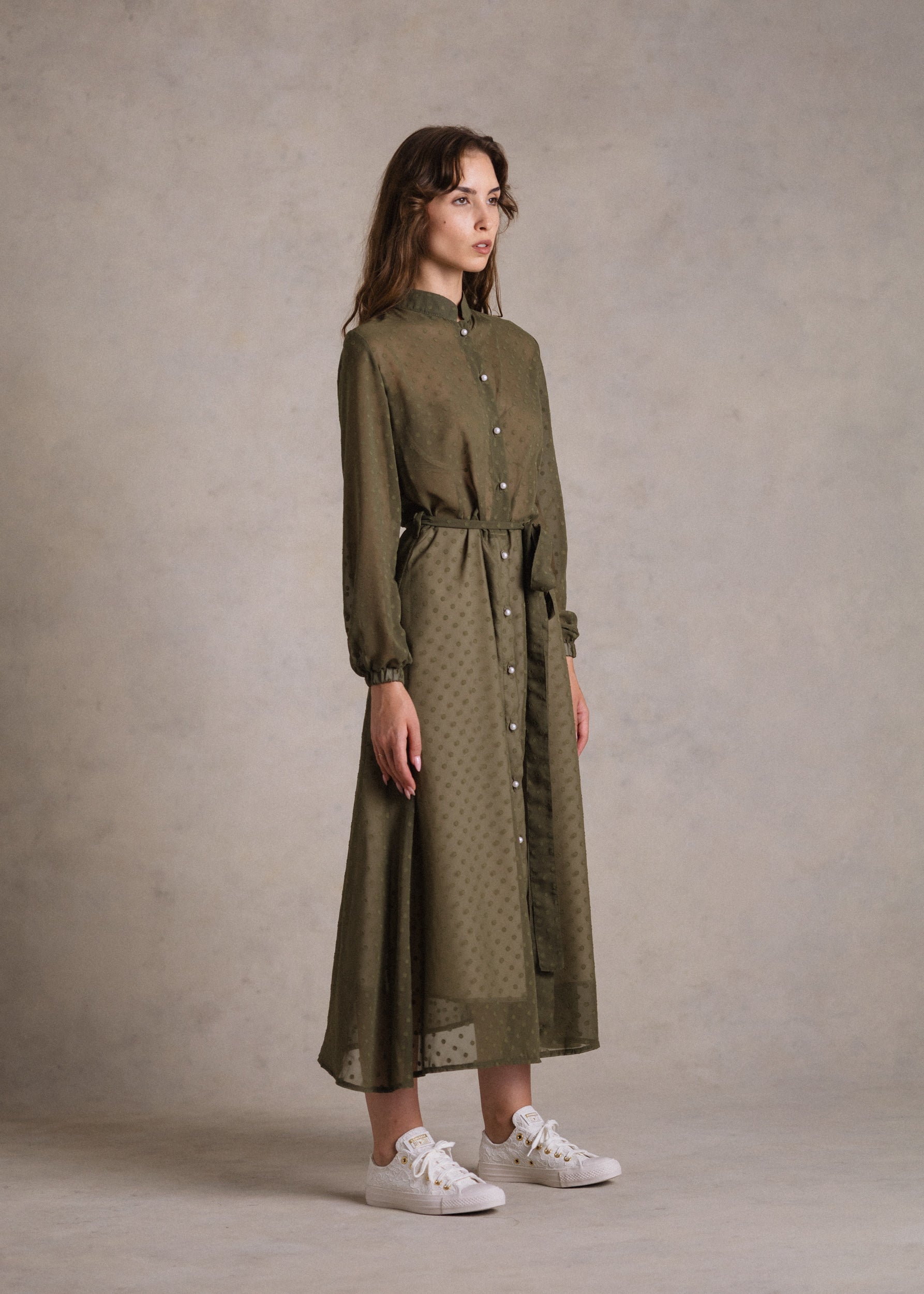 Khaki muszlin imgruha