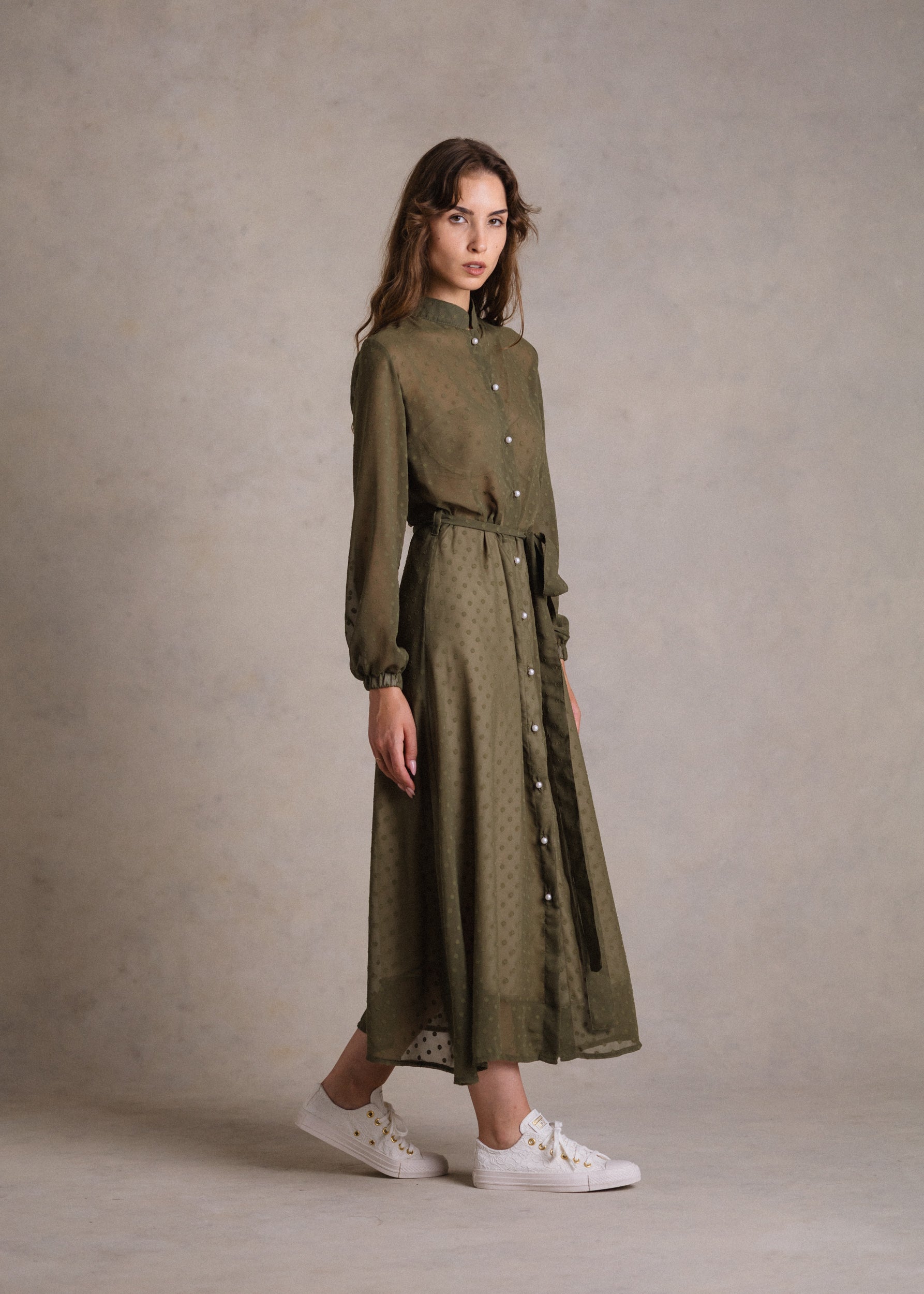 Khaki muszlin imgruha