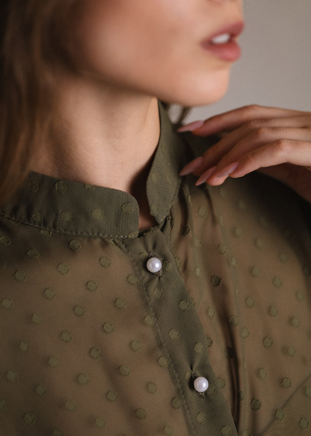 Khaki muszlin imgruha
