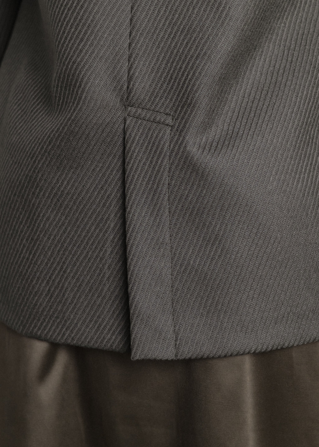 Khaki gyapjú blézer – VAVAVIN