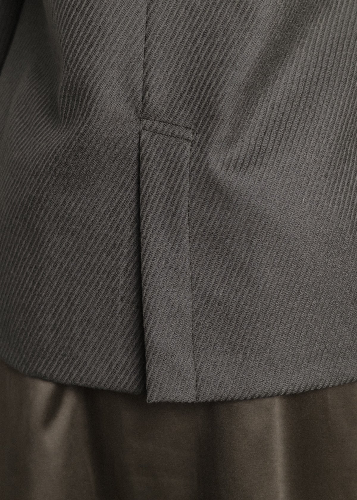 Khaki gyapjú blézer – VAVAVIN
