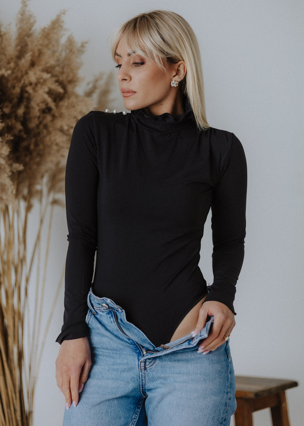 Bodysuit in black