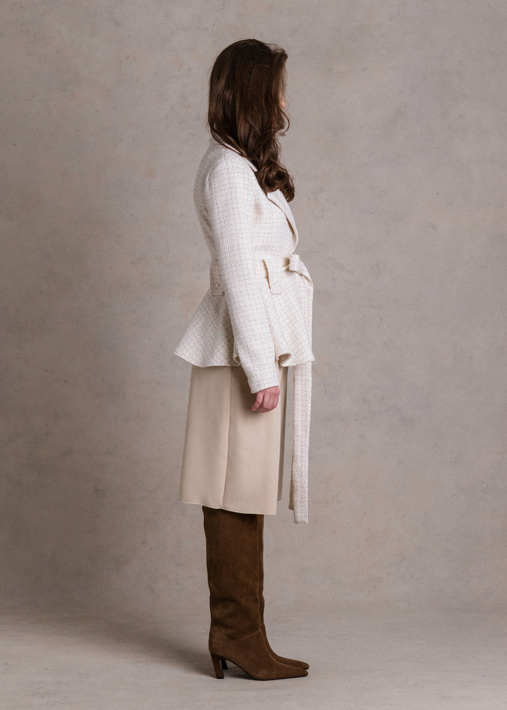 Buklé zakó bézs színben – VAVAVIN