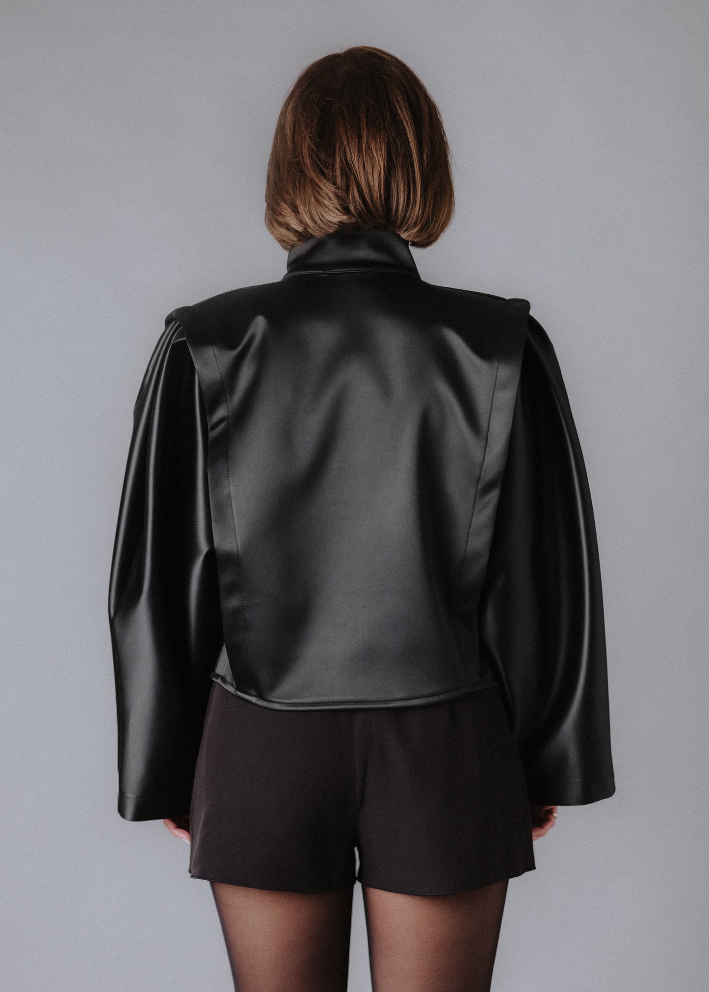 Satin-effect jacket