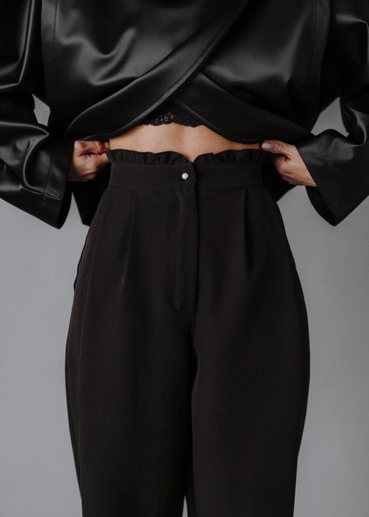 Szűkített szárú culottes nadrág