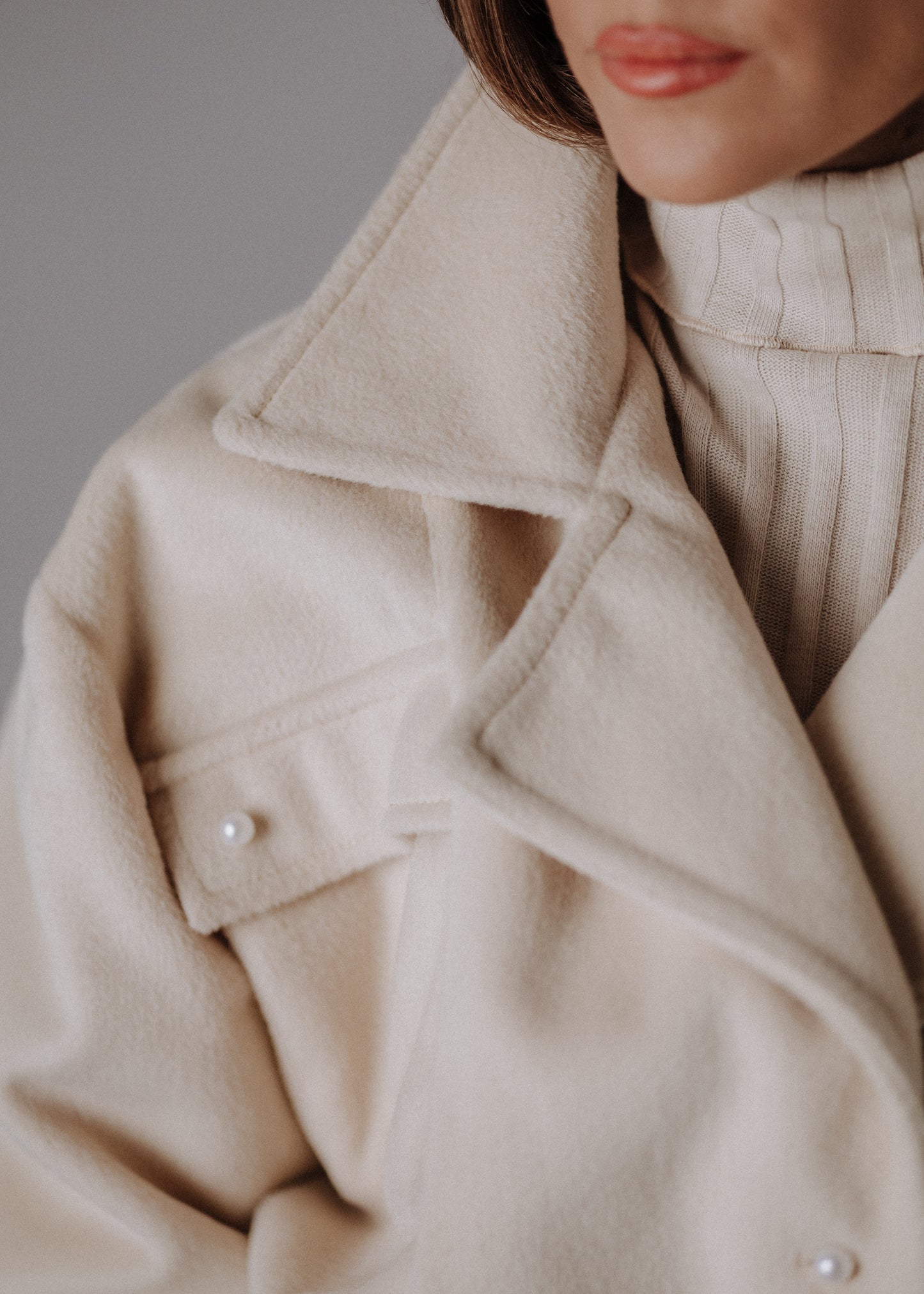 Bomber style fabric jacket