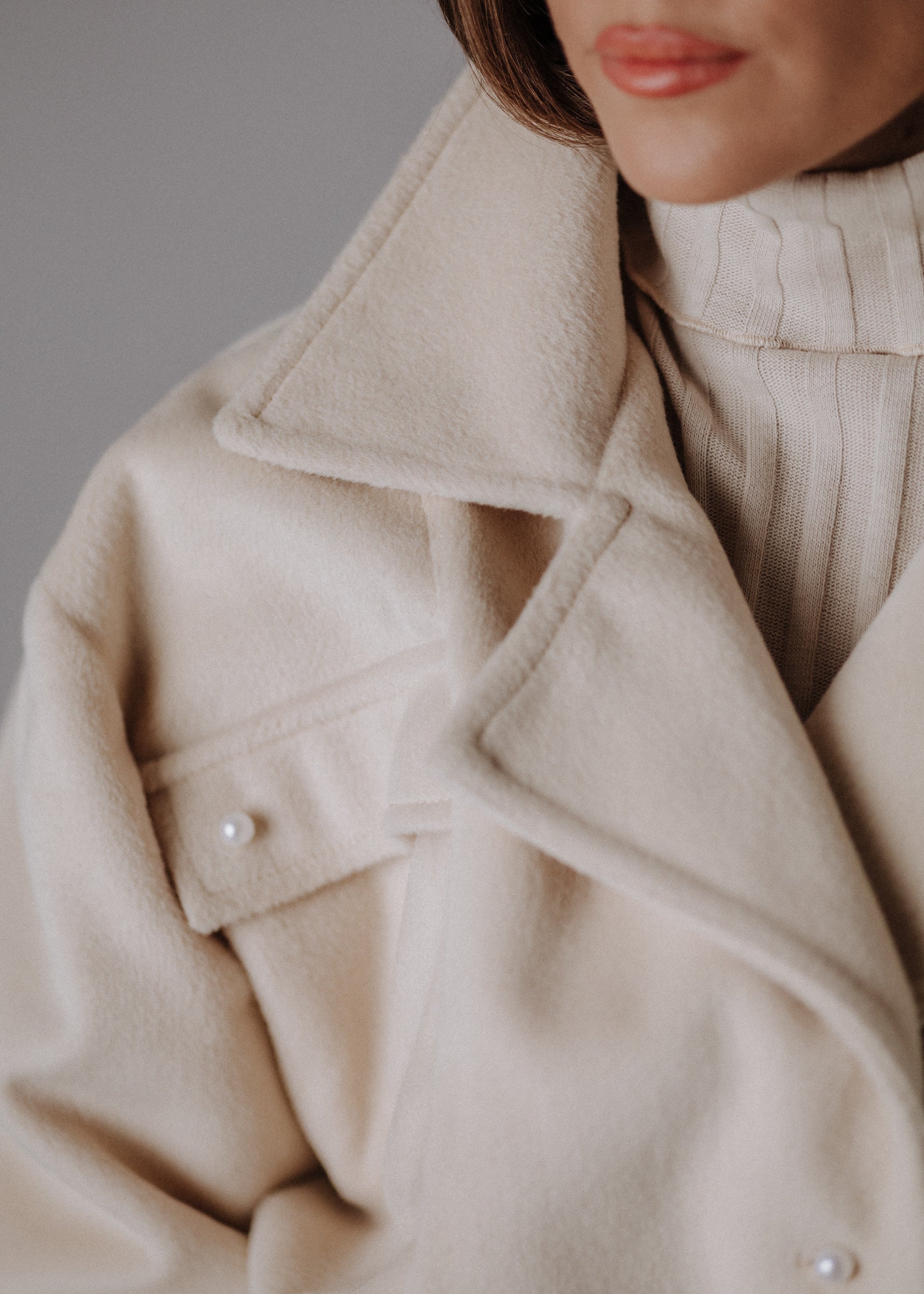 Bomber style fabric jacket