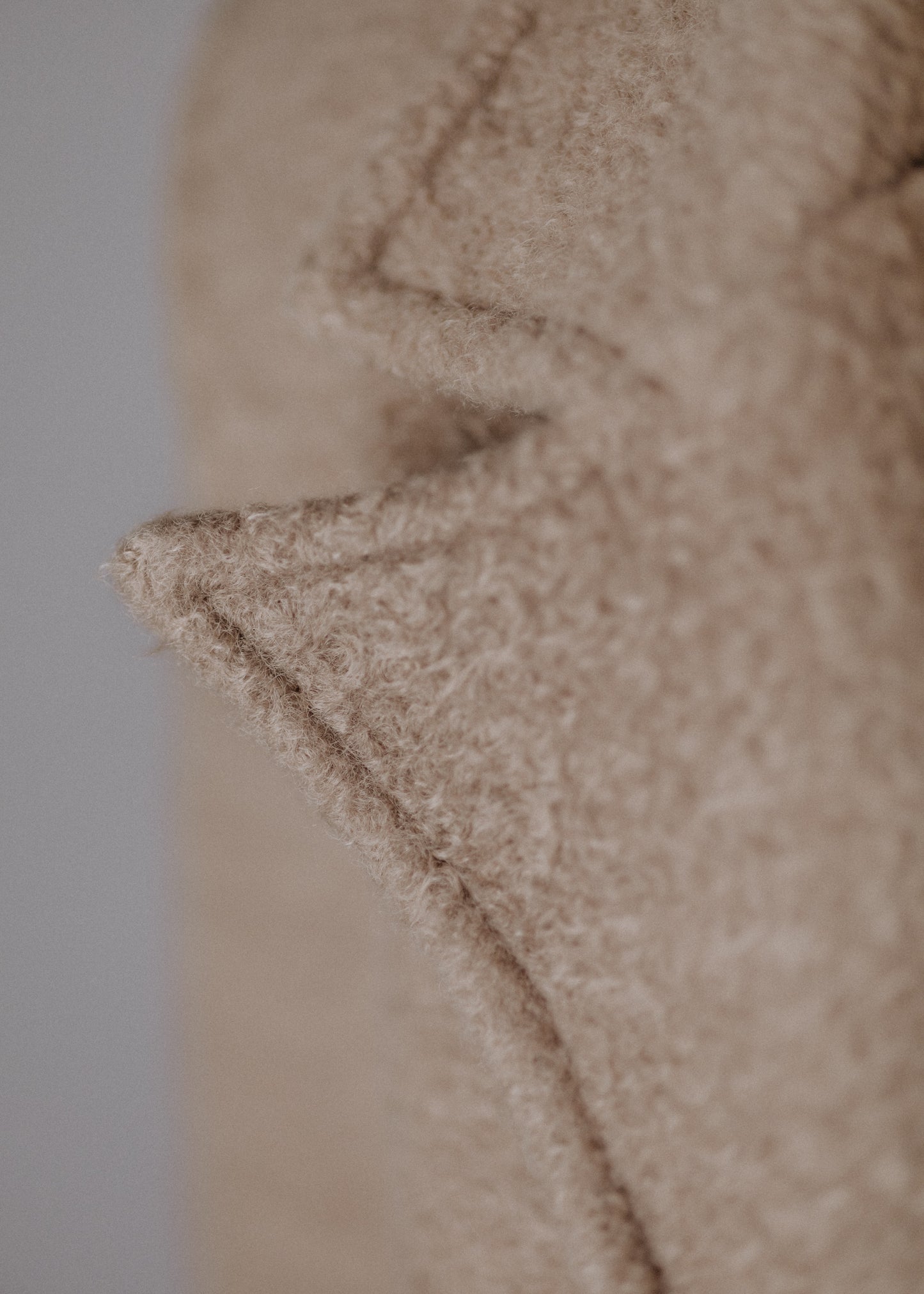 Boucle jacket in taupe color