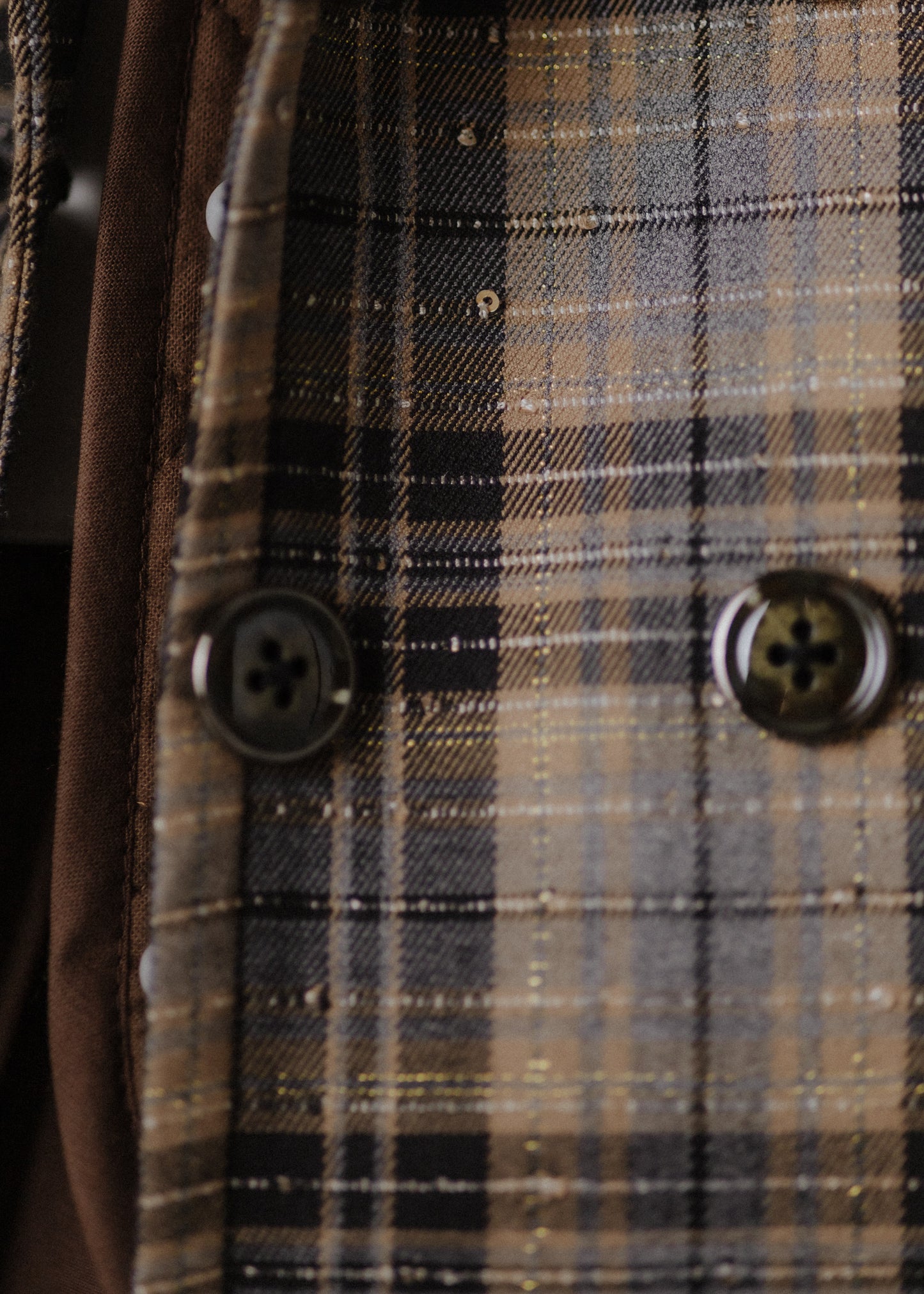 Gyapjúkeverék flitteres zakó