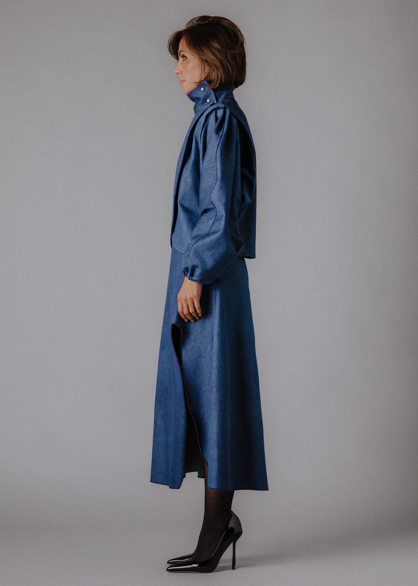 Oversized denim jacket