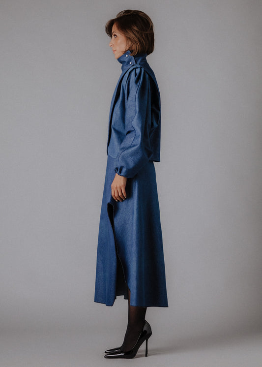 Oversized denim jacket