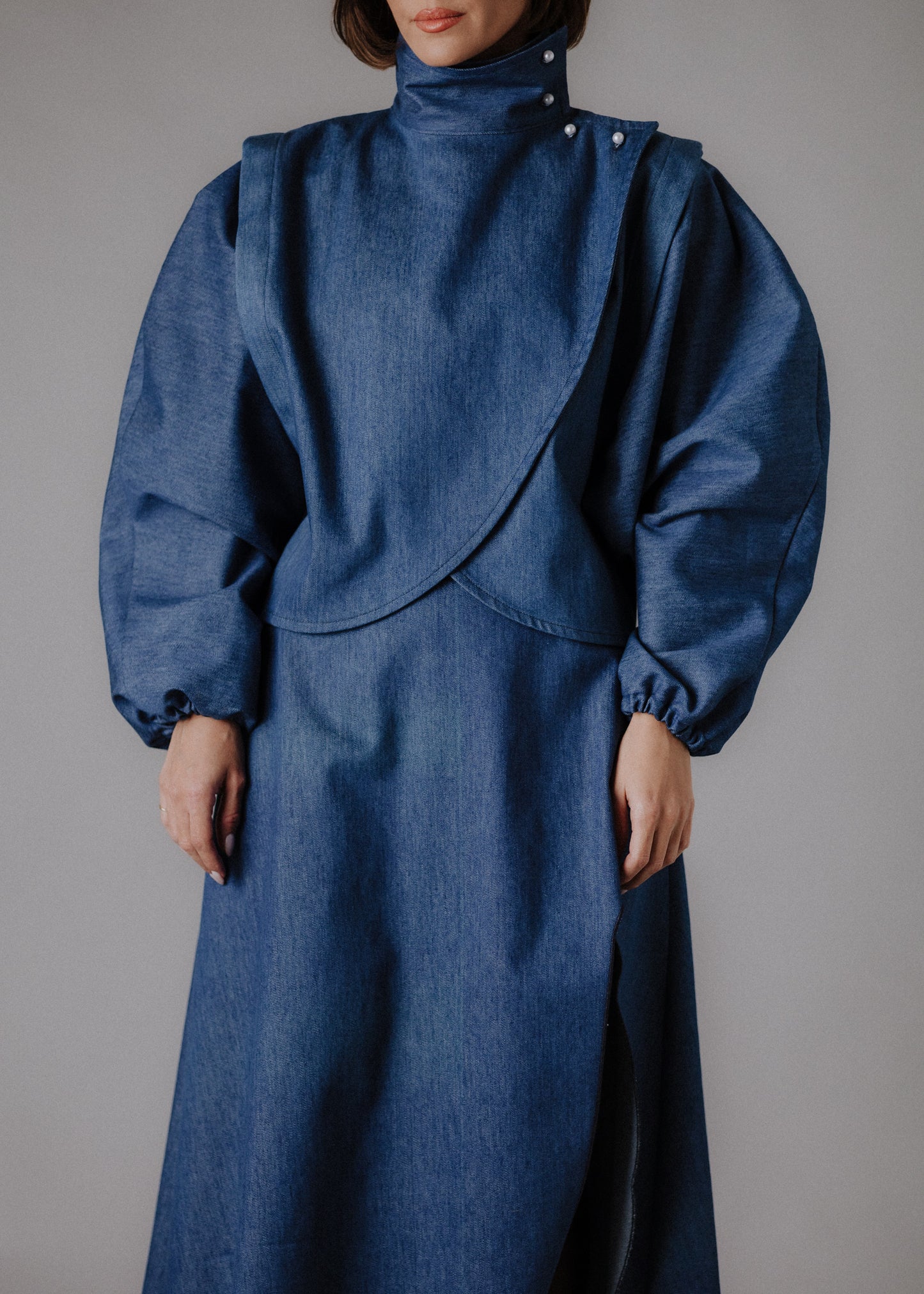 Oversized denim jacket