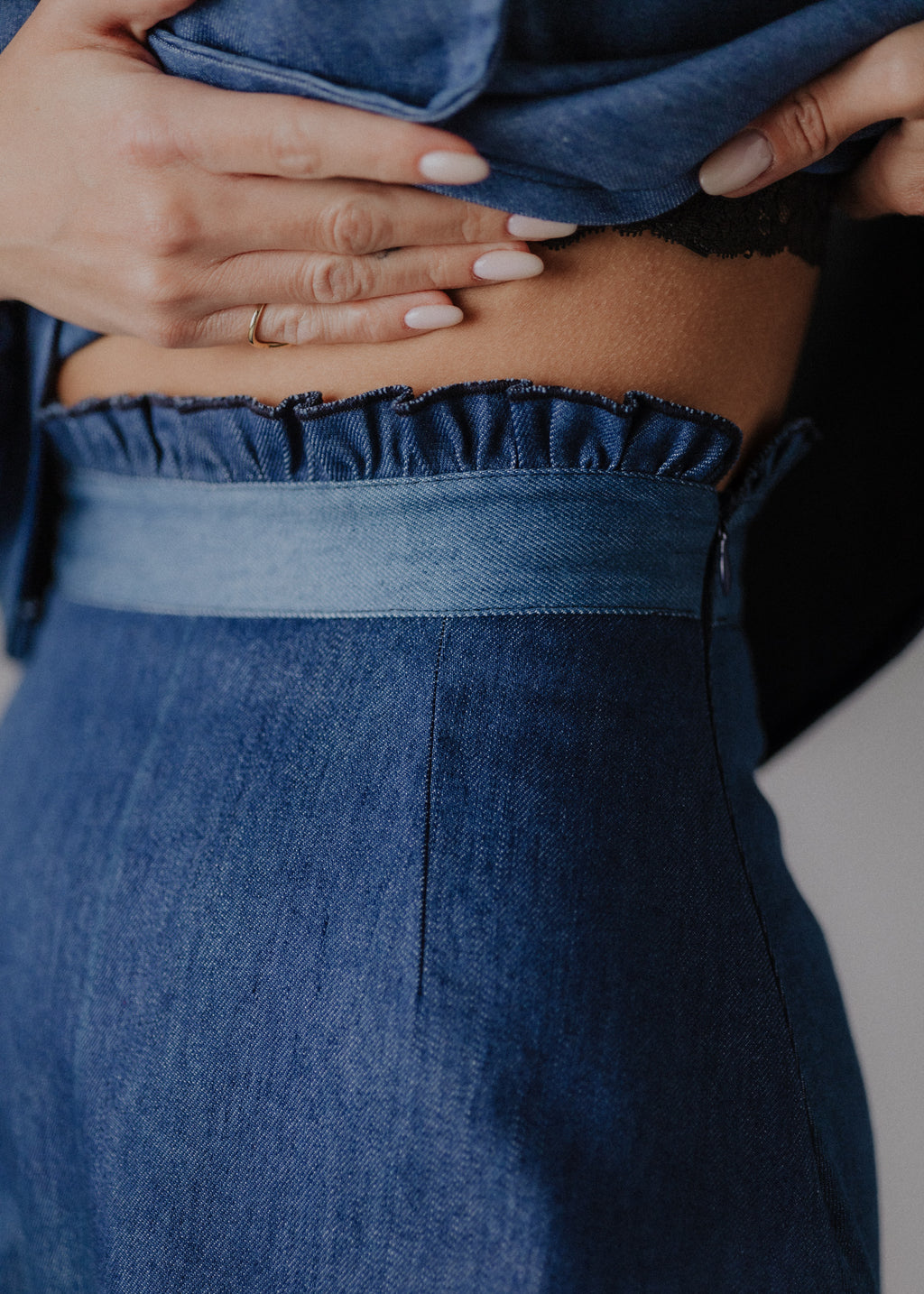 Denim skirt