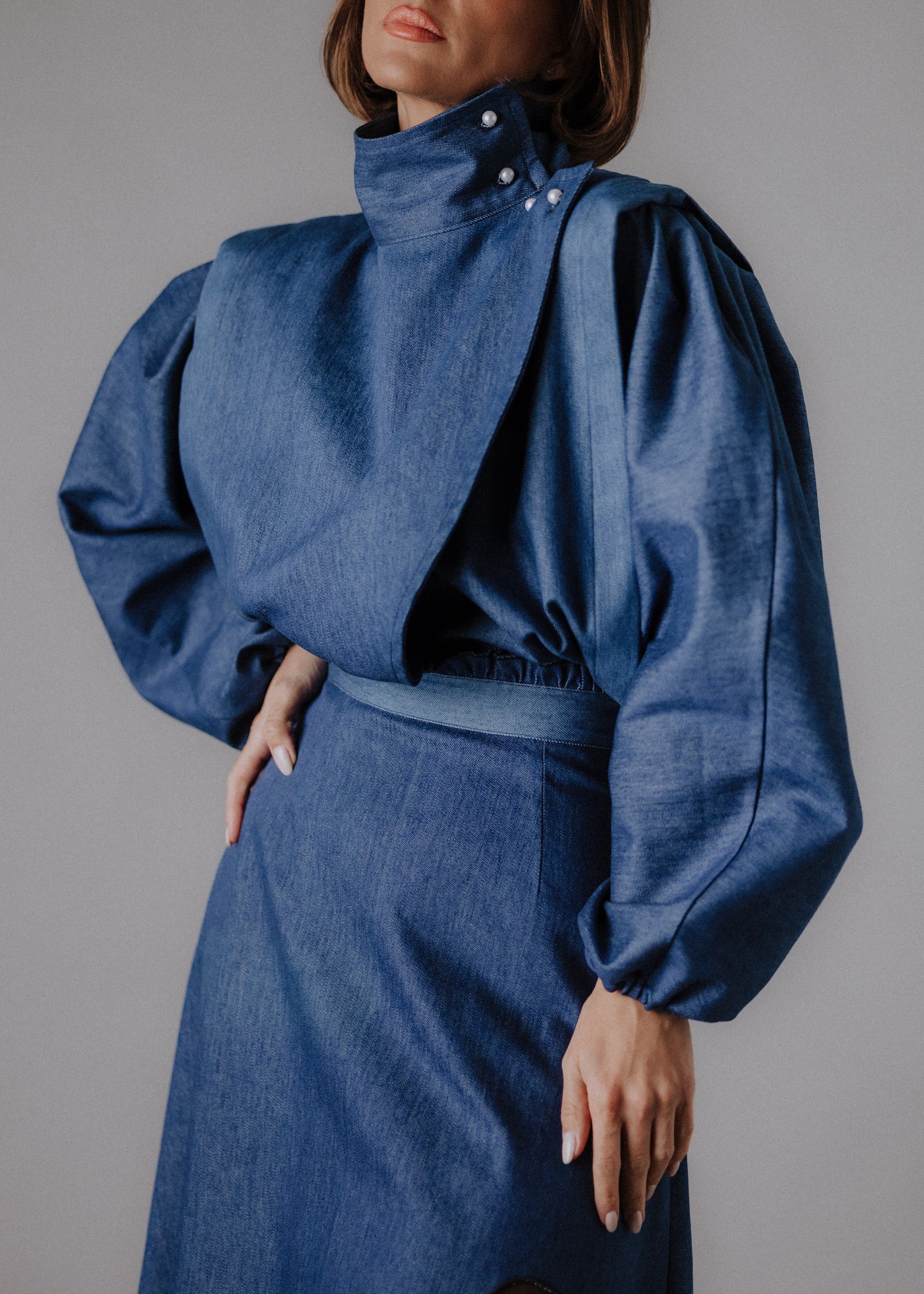 Oversized denim jacket