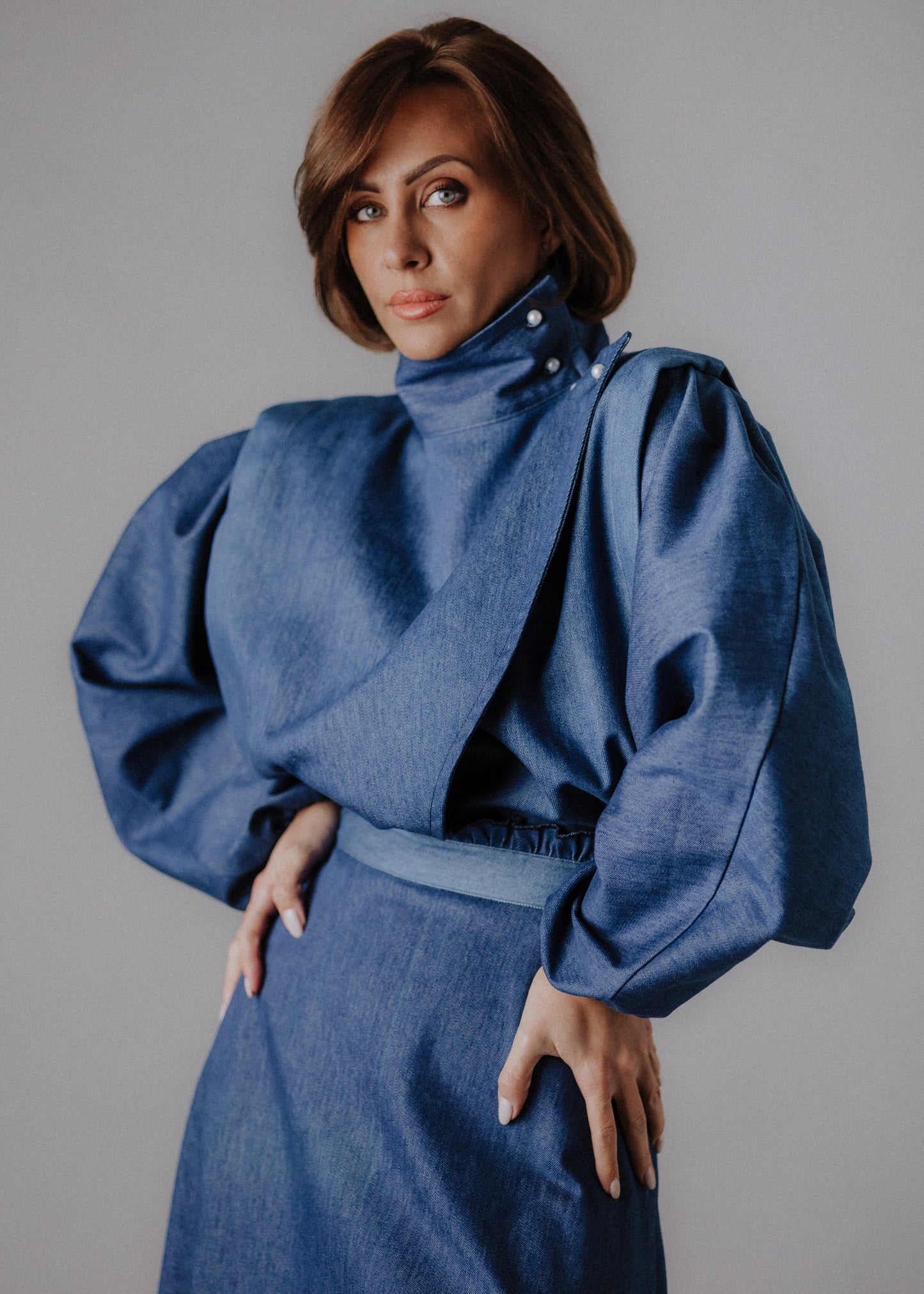 Oversized denim jacket