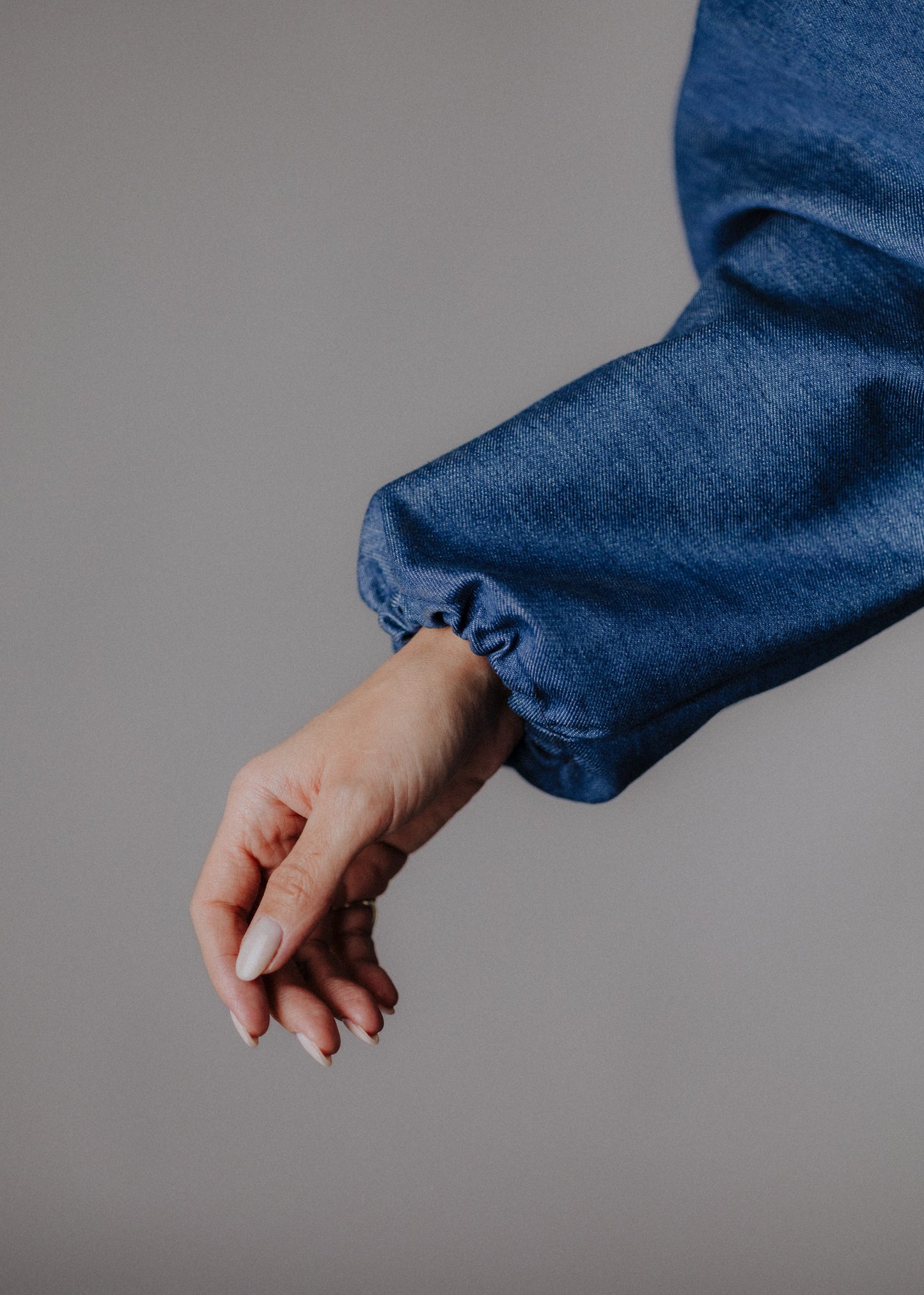 Oversized denim jacket