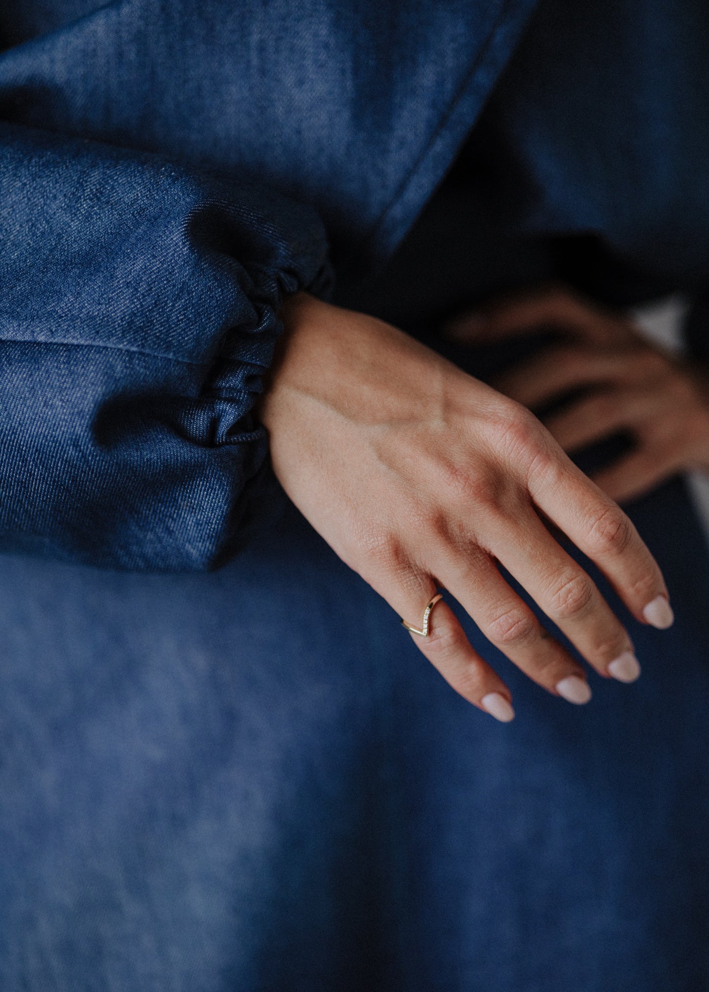 Oversized denim jacket