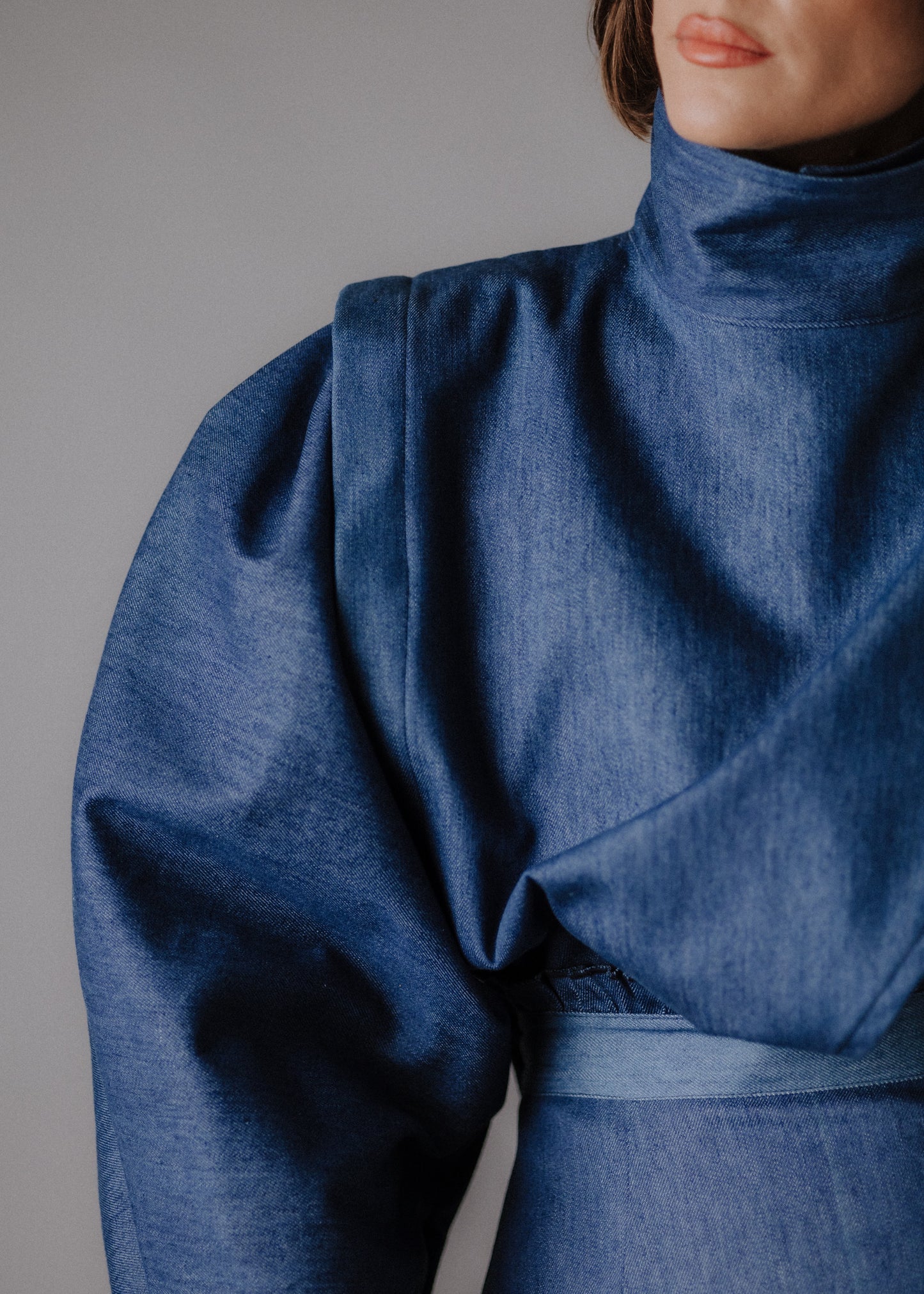 Oversized denim jacket