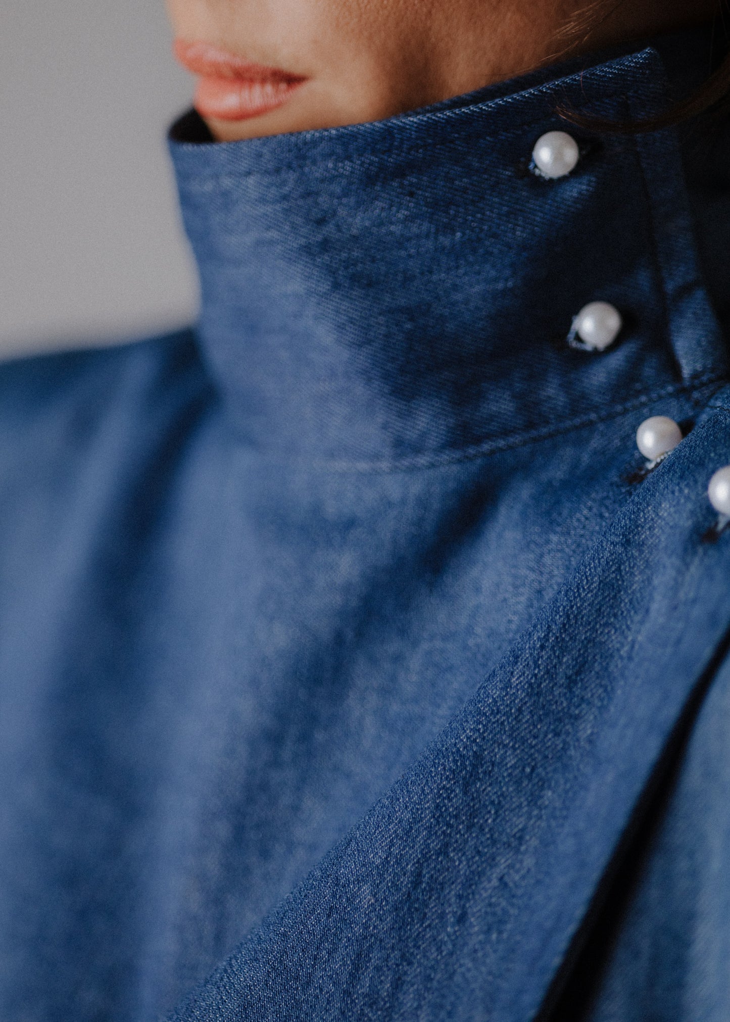 Oversized denim jacket