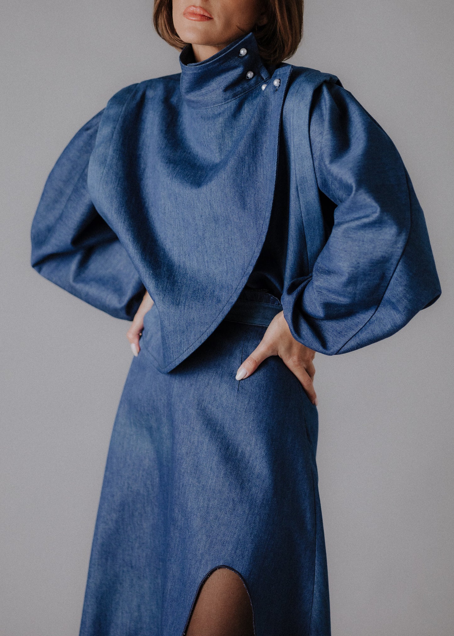 Oversized denim jacket