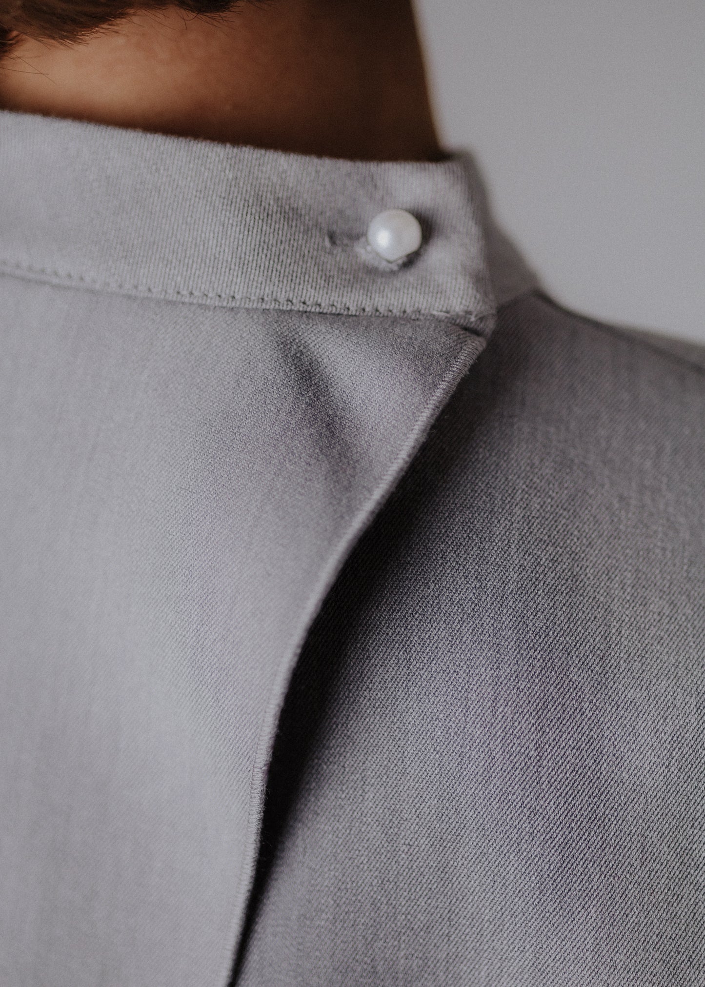 Fine fabric open top in gray