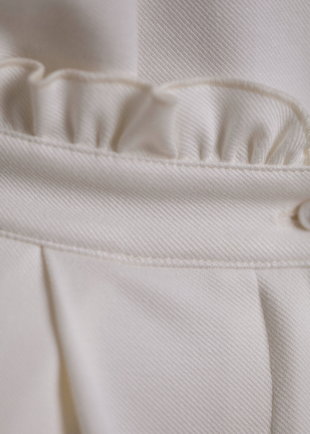 Textúrált ekrü culottes