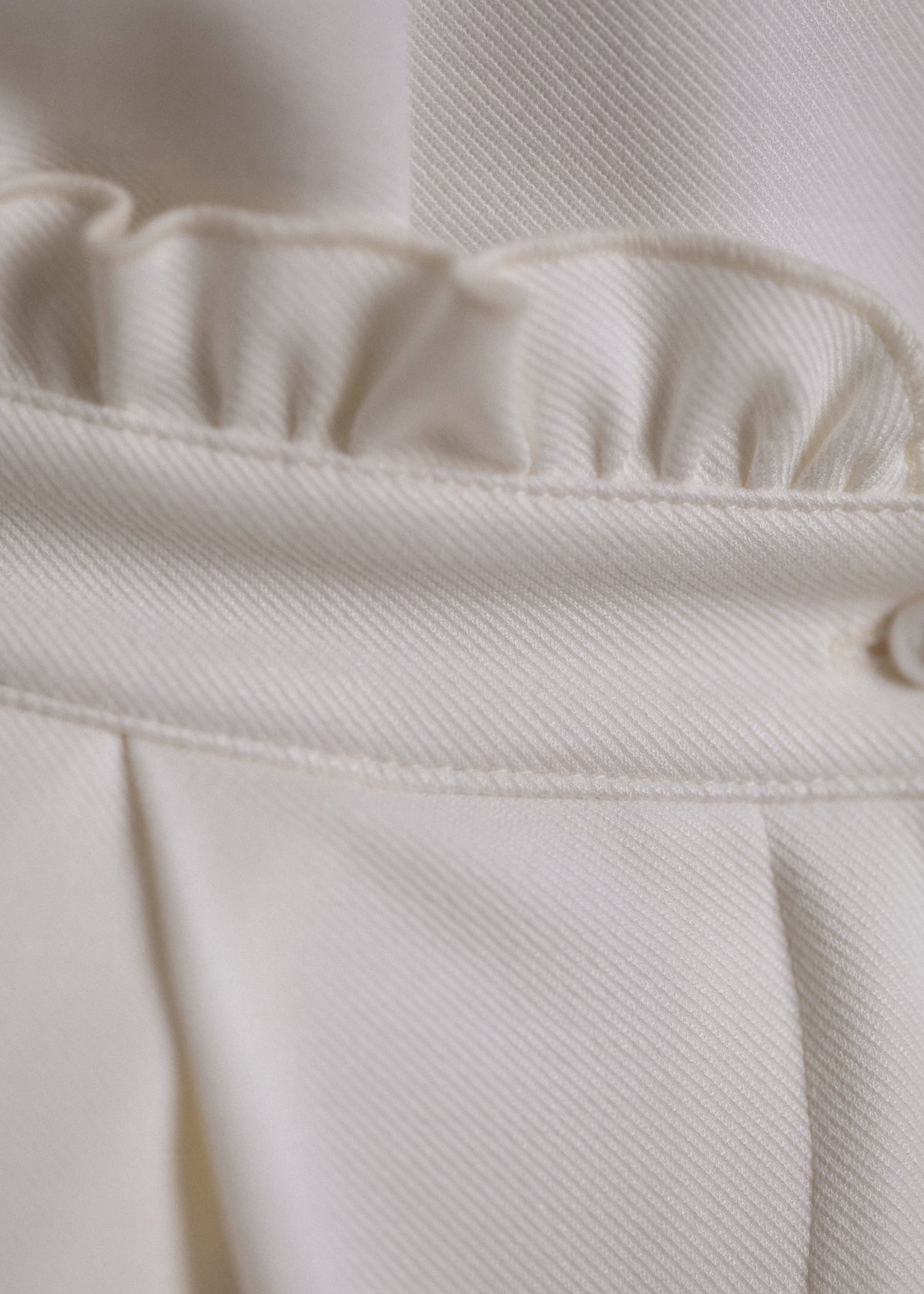 Textúrált ekrü culottes